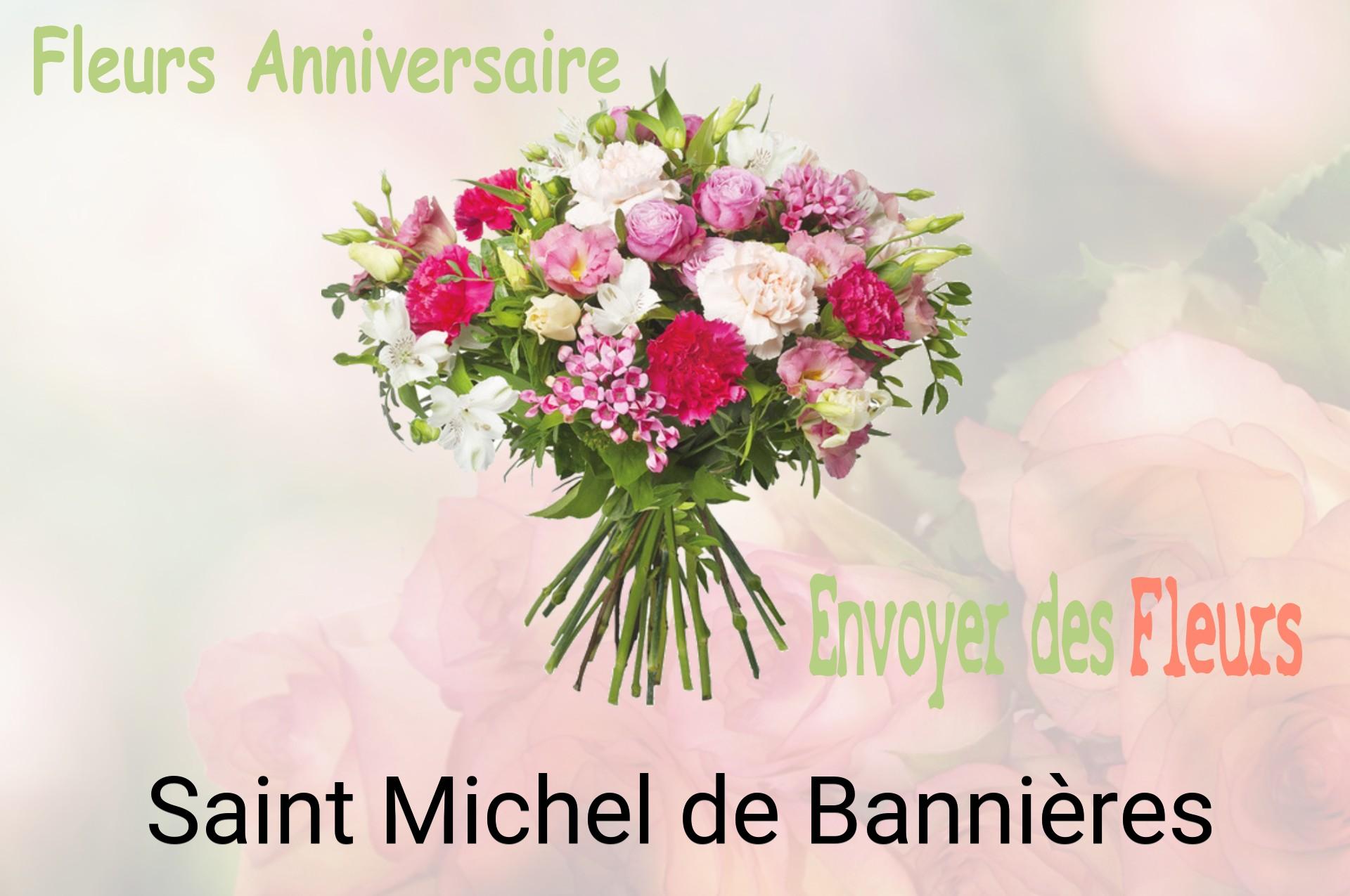 Bouquet de fleurs d’anniversaire livré à Saint-Michel-de-Bannières